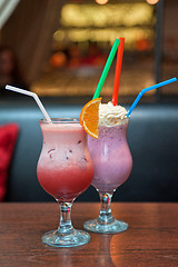 Image showing cocktails milkshake