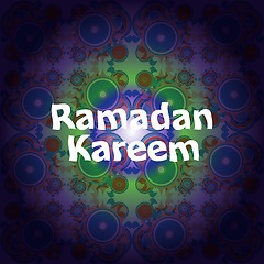 Image showing Ramadan Kareem beautiful greeting card