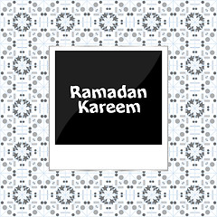 Image showing Ramadan kareem on old photo frame