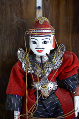 Image showing ASIA MYANMAR PUPPET SHOW