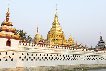 Image showing ASIA MYANMAR INLE LAKE NYAUNGSHWN PAGODA