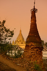 Image showing ASIA MYANMAR INLE LAKE NYAUNGSHWN PAGODA