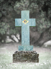 Image showing Gravestone in the cemetery - Delaware