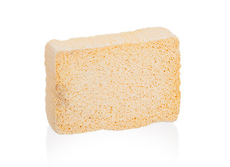 Image showing Simple sponge isolated on white