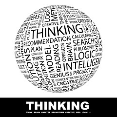 Image showing THINKING