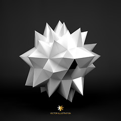 Image showing 3D vector illustration. Abstract background. 