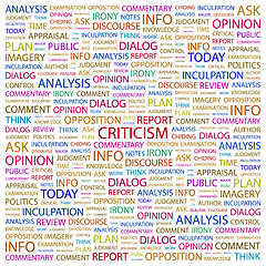 Image showing CRITICISM.