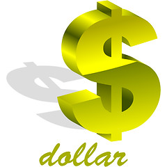 Image showing Dollar icon.