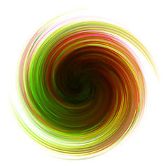 Image showing Colorful abstract icon. Dynamic flow illustration. Swirl backgro