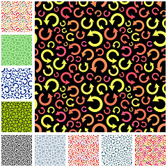 Image showing Recycle. Seamless pattern.