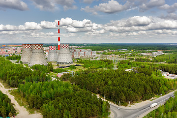 Image showing Combined heat and power factory. Tyumen. Russia