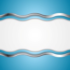 Image showing Bright wavy background