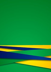 Image showing Vector background in Brazilian colors