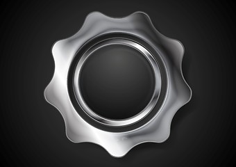 Image showing Metal gear. Steel cogwheel