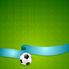 Image showing Soccer football vector background