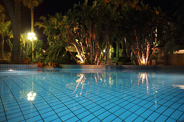 Image showing Pool at night2