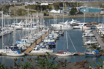 Image showing Docked in the marina.