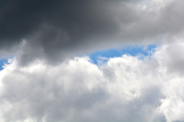 Image showing clouds in the blue sky