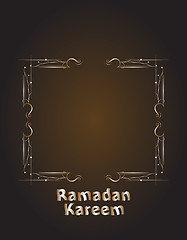 Image showing Ramadan Kareem. lettering composition of muslim holy month.