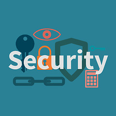 Image showing Web security concept.