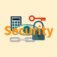 Image showing Web security concept.