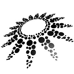 Image showing Black circle pattern