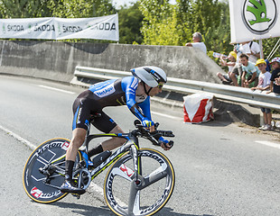 Image showing The Cyclist Leopold Konig - Tour de France 2014
