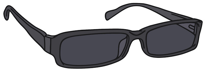 Image showing Black glasses