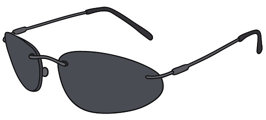 Image showing Black glasses