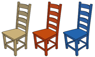 Image showing Color chairs