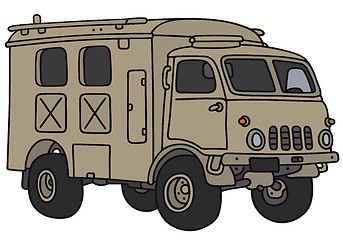 Image showing Old military truck