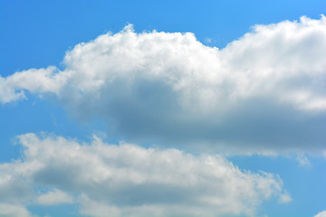 Image showing clouds in the blue sky