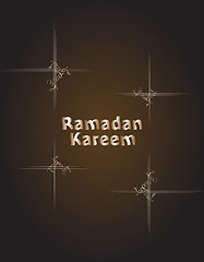 Image showing Ramadan Kareem. lettering composition of muslim holy month.