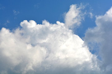 Image showing clouds in the blue sky