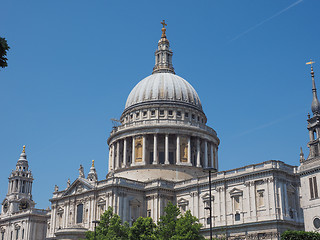 Image showing St Paul Cathedral in London