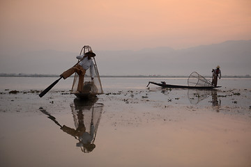 Image showing ASIA MYANMAR INLE LAKE