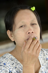 Image showing ASIA MYANMAR NYAUNGSHWE TABACCO FACTORY