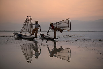 Image showing ASIA MYANMAR INLE LAKE