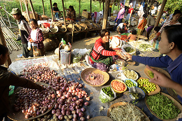 Image showing ASIA MYANMAR NYAUNGSHWE WEAVING FACTORY