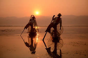 Image showing ASIA MYANMAR INLE LAKE