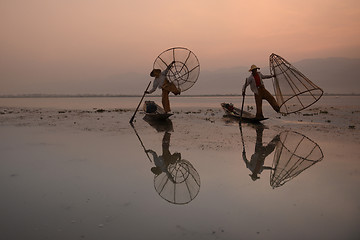 Image showing ASIA MYANMAR INLE LAKE