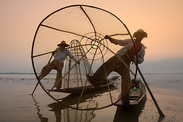 Image showing ASIA MYANMAR INLE LAKE