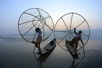 Image showing ASIA MYANMAR INLE LAKE