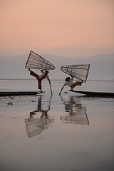 Image showing ASIA MYANMAR INLE LAKE