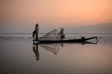 Image showing ASIA MYANMAR INLE LAKE