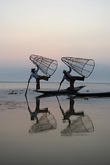 Image showing ASIA MYANMAR INLE LAKE