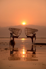 Image showing ASIA MYANMAR INLE LAKE