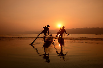 Image showing ASIA MYANMAR INLE LAKE