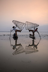 Image showing ASIA MYANMAR INLE LAKE