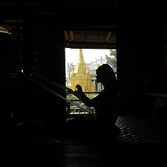 Image showing ASIA MYANMAR NYAUNGSHWE WEAVING FACTORY